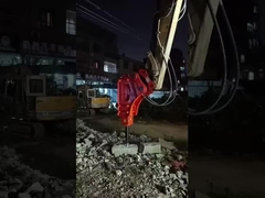 YTB100 النوع الأعلى / محطم هيدروليكي مثلث 100 شيزل ، بدلة 10-16 طن