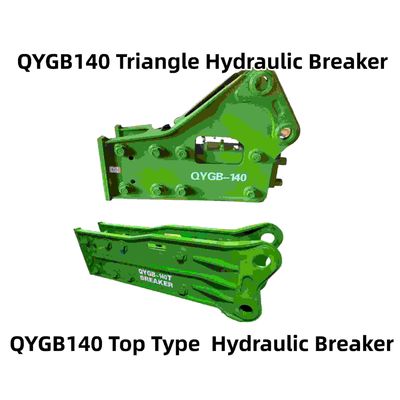 المثلث / النوع الأعلى المطرقة المكسورة الهيدروليكية مطرقة QYGB140 140 ملابس الشيزل 19-26 طن
