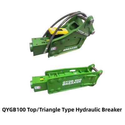 النوع الأعلى / المطرقة الهيدروليكية الثلاثية المطرقة QYGB100 100 شيزل ل 10-16 طن